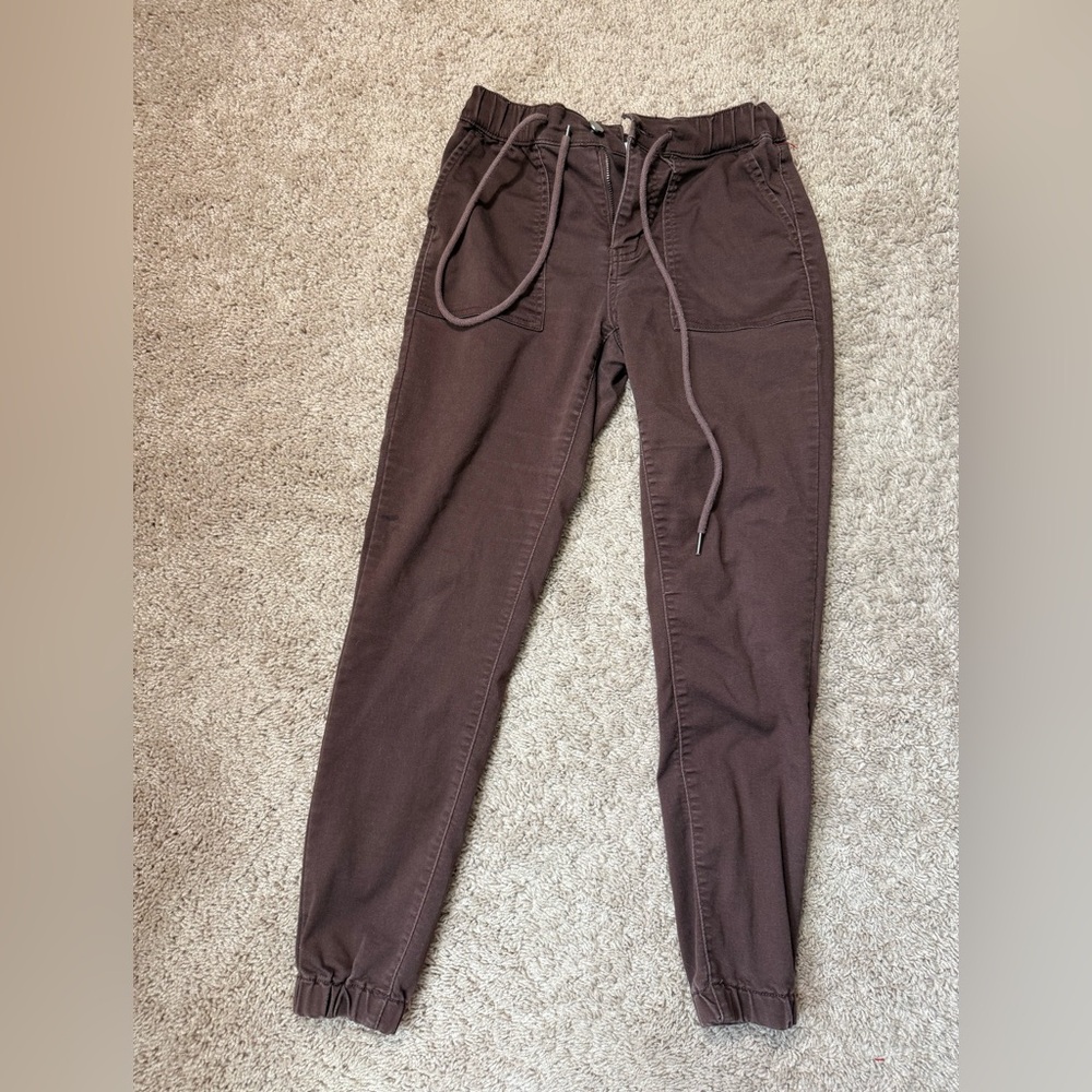 Tinseltown Chocolate Brown Joggers
